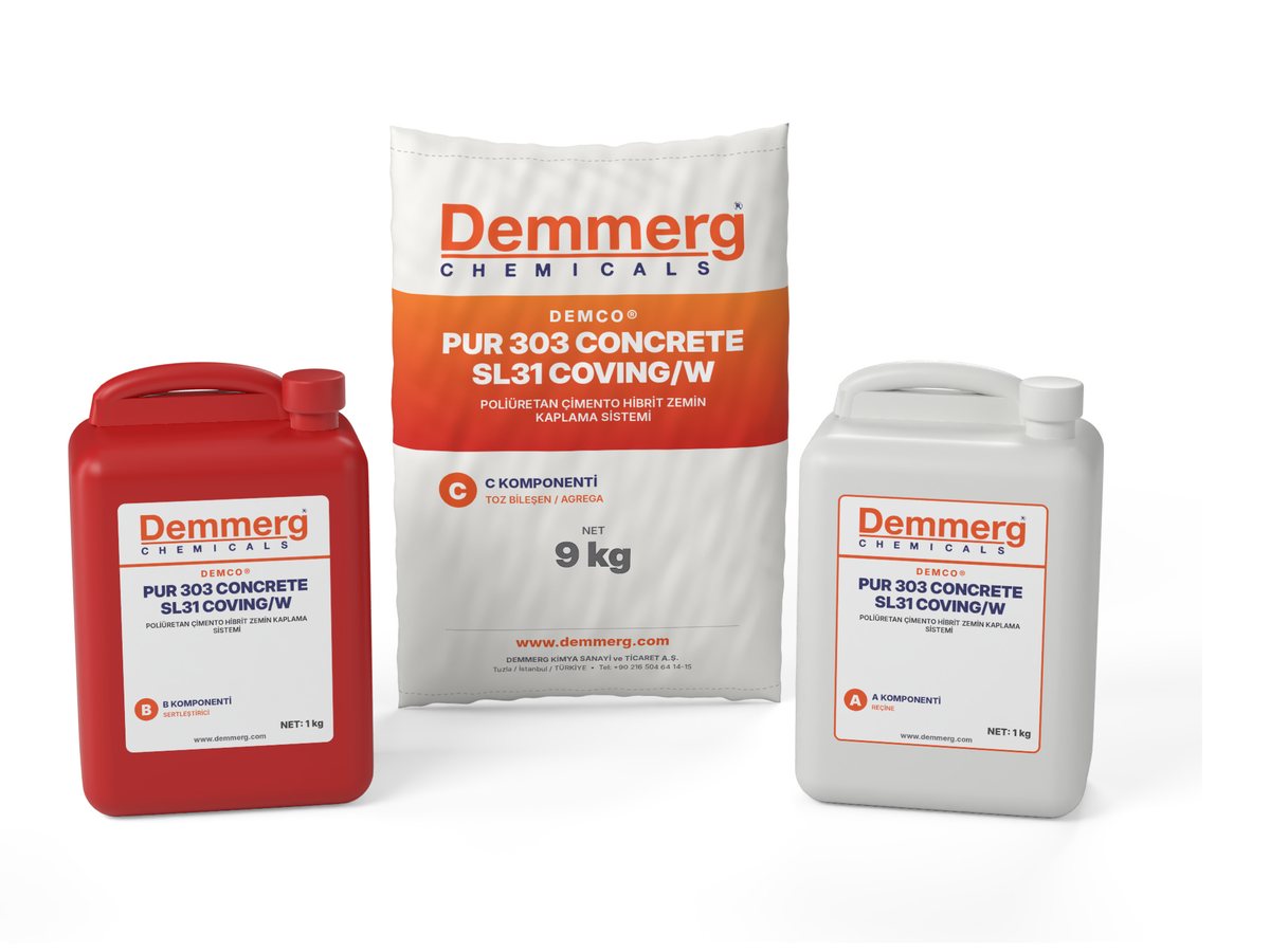 DEMCO PUR 303 CONCRETE SL31 COVING/WB ambalajı